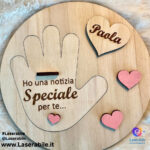 Battesimo Madrina Padrino impronta Mano
