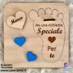 Battesimo Padrino Madrina impronta piede
